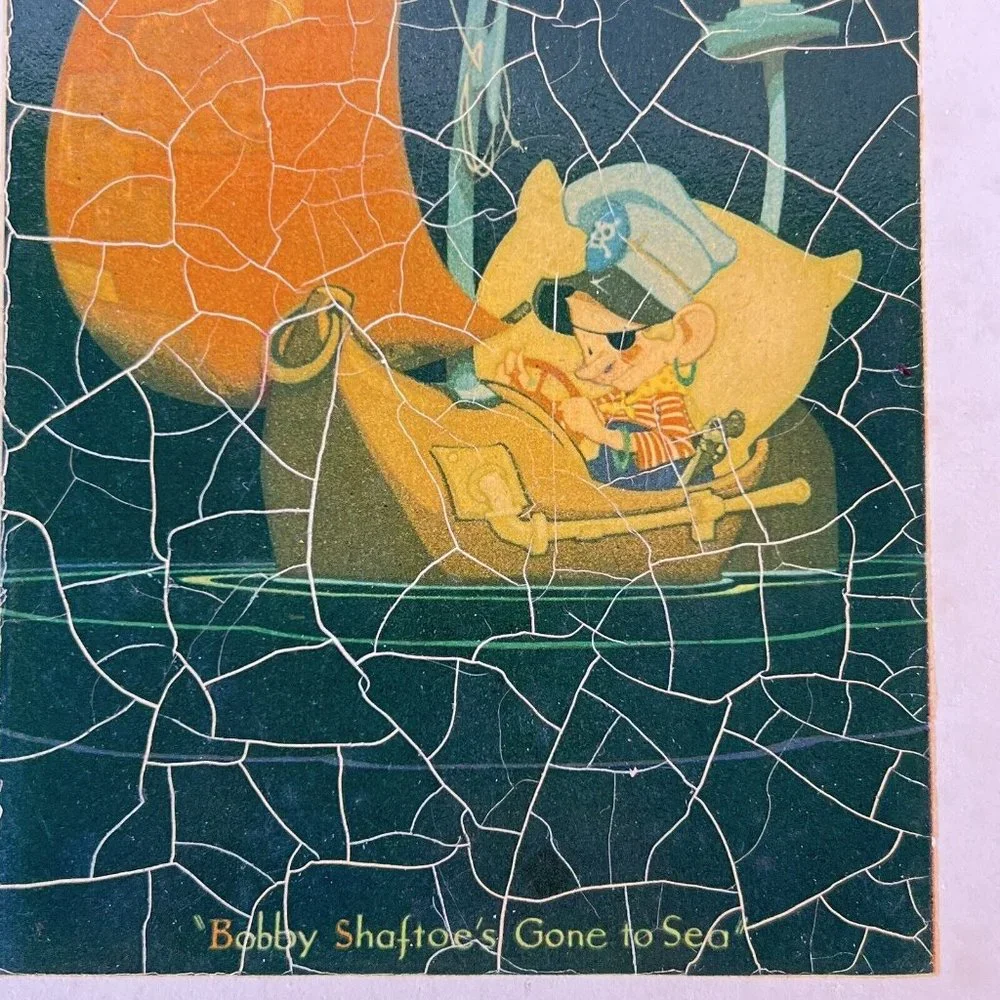 Kellogg’s Wall Plaque By Vernon Grant Ladybug Bobby Shaftoes Gone To Sea Nursery